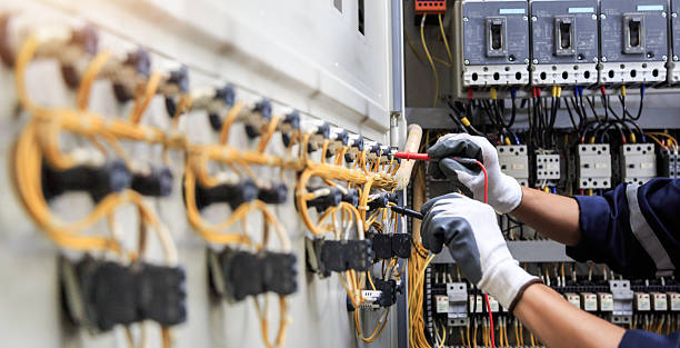 Professional Electrician technician working in Orange Grove, TX